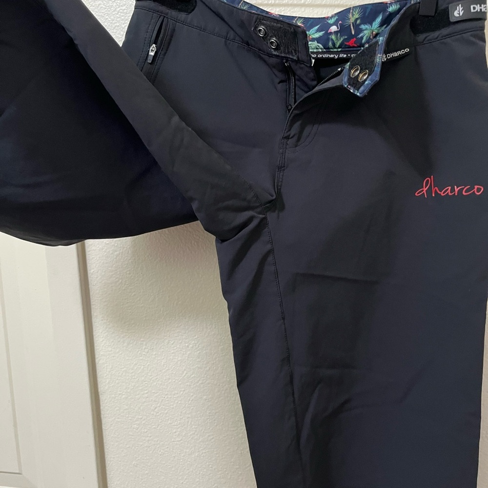 •DHARCO• Gravity Shorts Black Baggy Four Way Stretch Zipper Pockets - Picture 7 of 10
